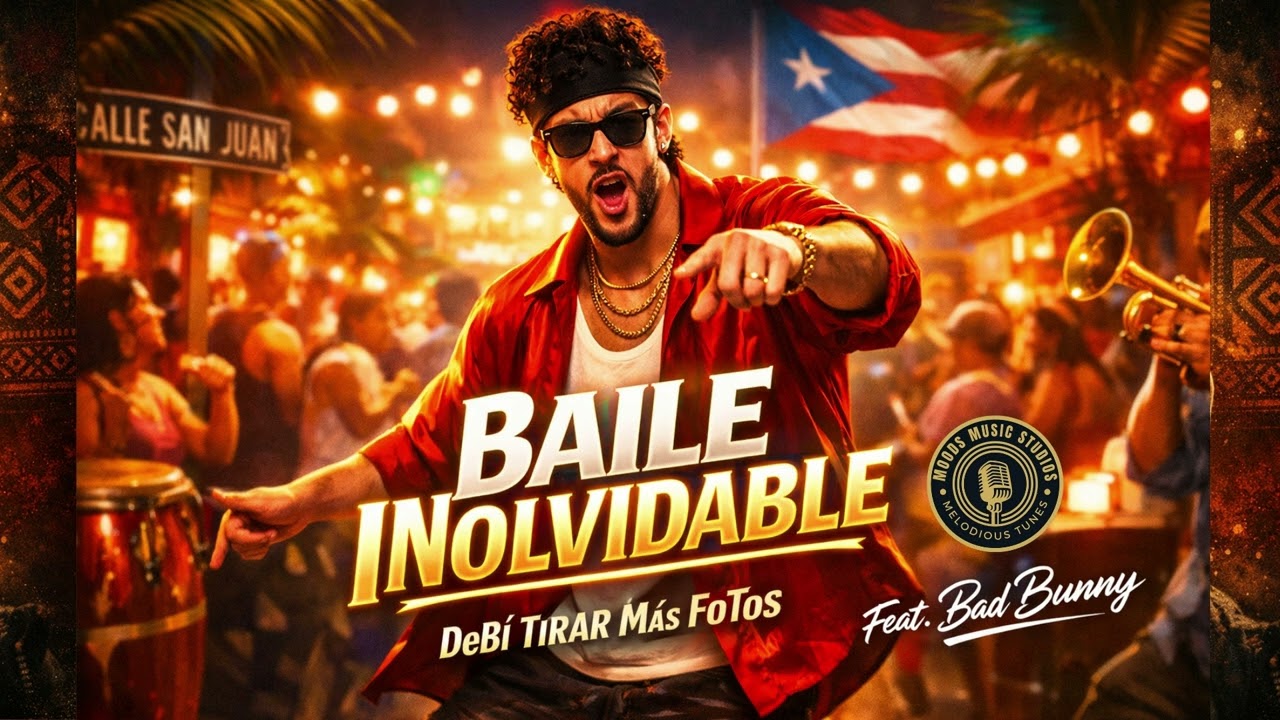 BAILE INoLVIDABLE | Song By BAD BUNNY | DeBÍ TiRAR MáS FOToS | #TrendingSongs | MOODS Music Studios