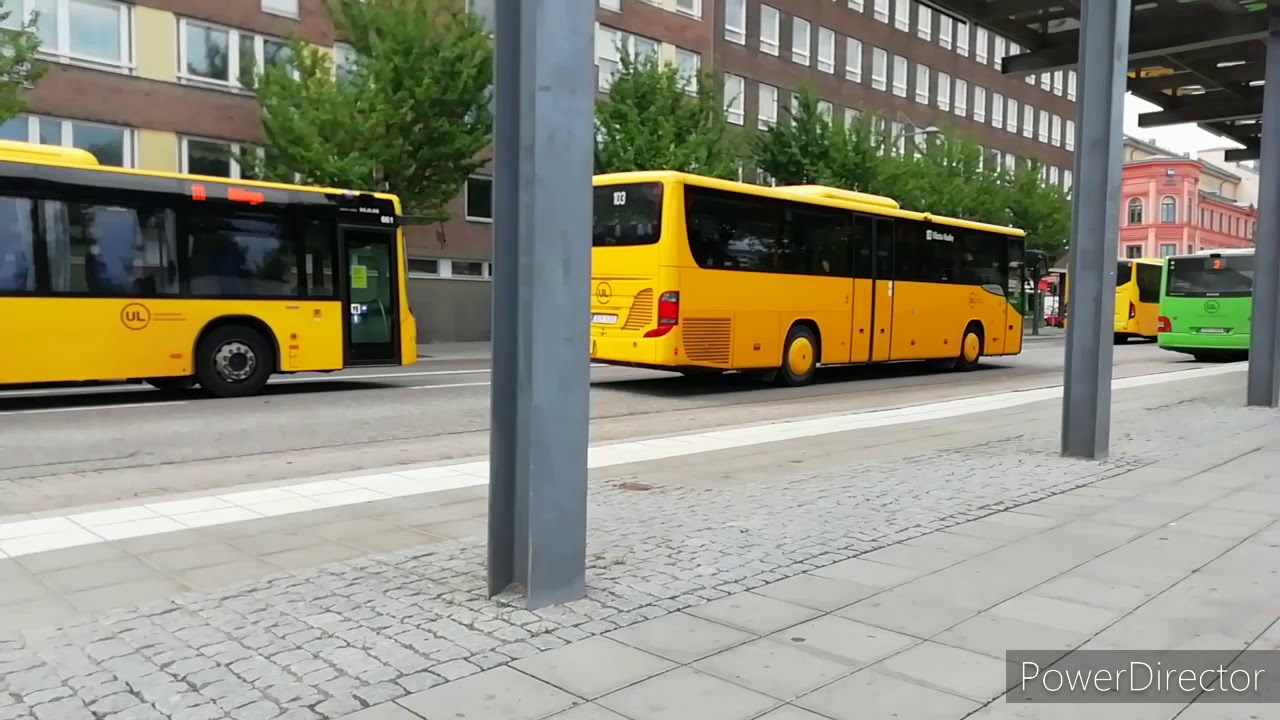 Bussar vid Uppsala Centralstation