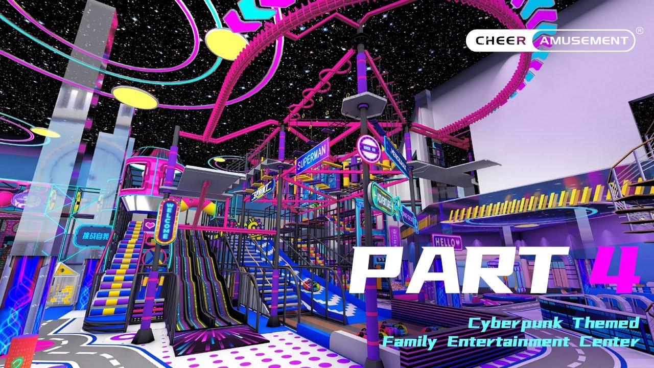 Cyberpunk Themed Family Entertainment Center | Cheer Amusement&reg;