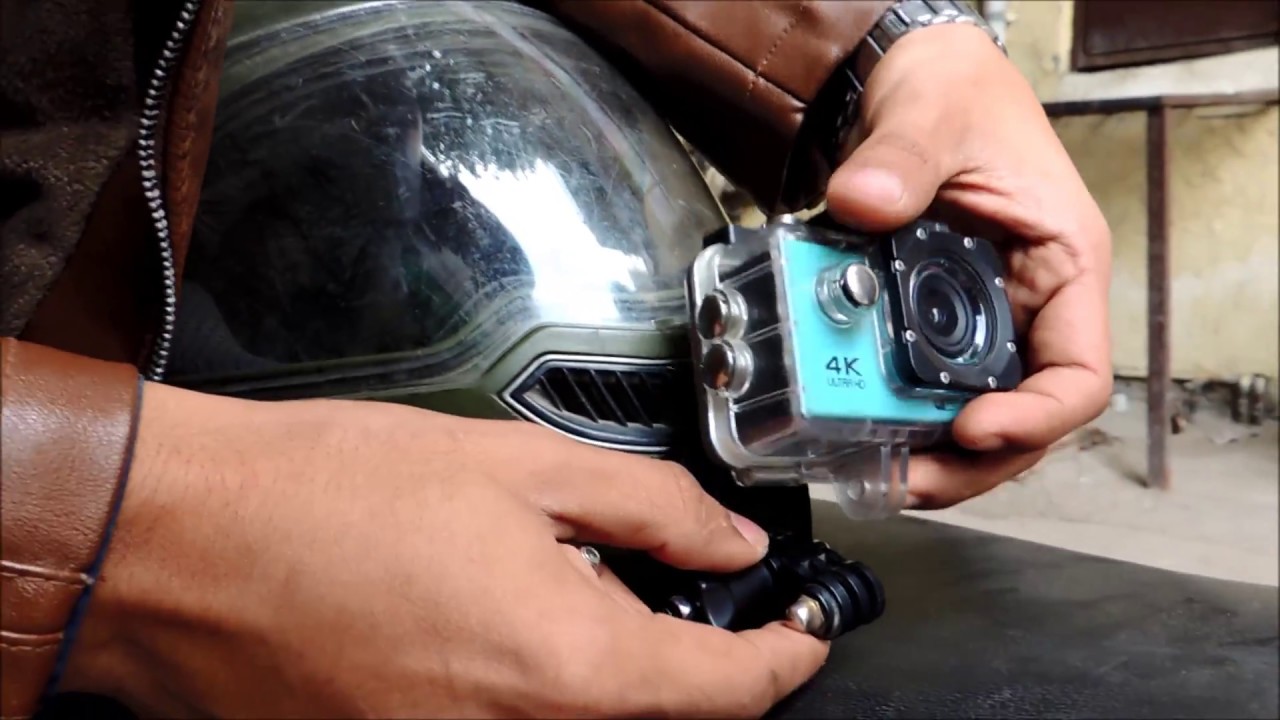 How to mount Action Cam on Helmet in 5 Minutes - (Easy & HIndi)