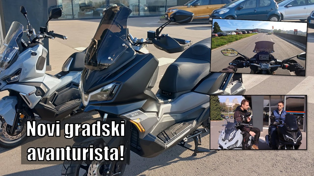 SYM ADX 300 - Prvi utisak i prezentacija. (Eng. sub)