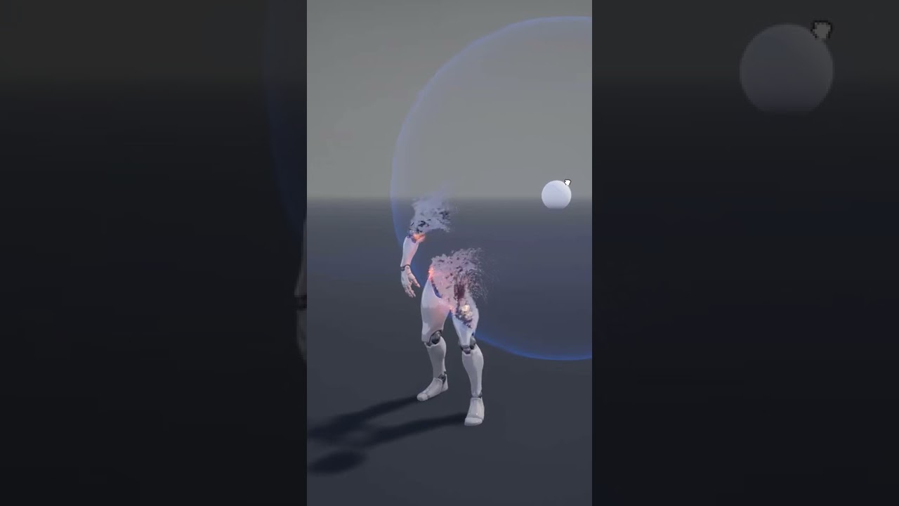 Disintegration Skeletal Mesh FX in U5 Niagara Tutorial | Download Files