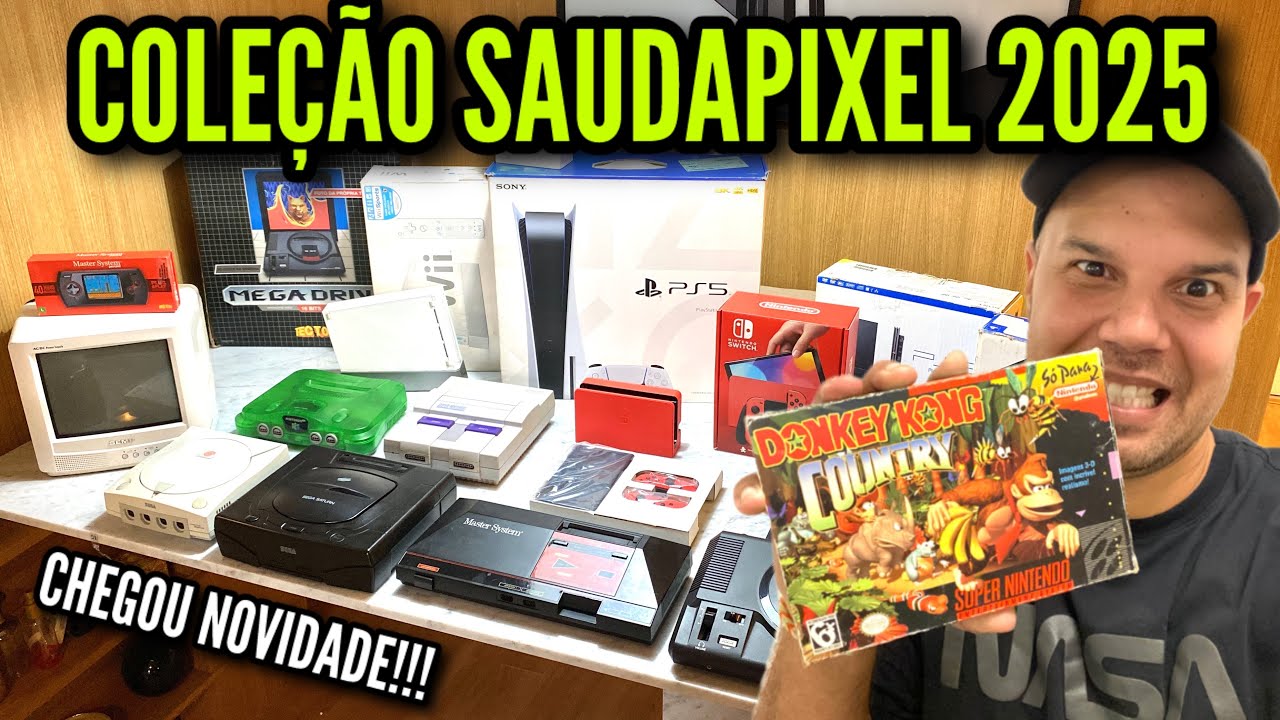 MINHA COLEÇÃO DE GAMES EM 2025