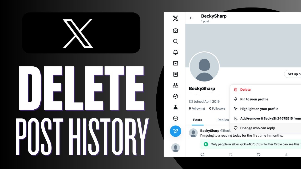 How to Delete X (Formerly Twitter) Post History