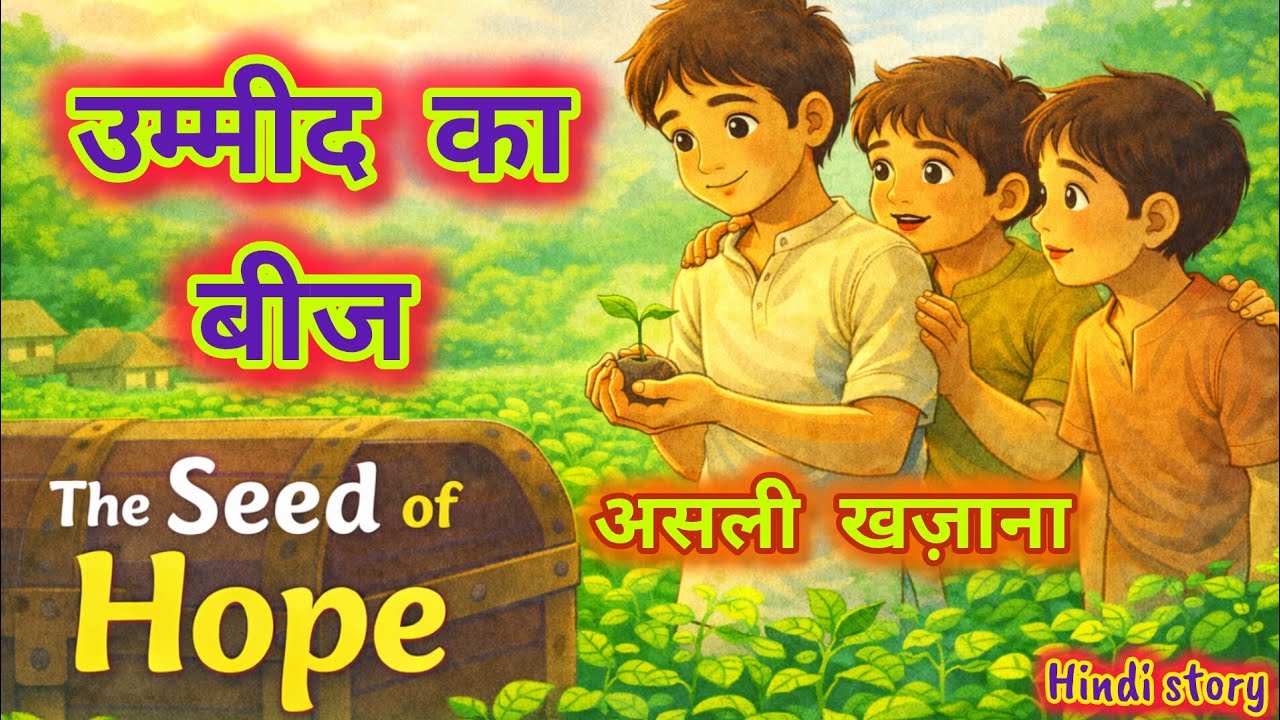 उम्मीद का बीज | असली खज़ाना नहीं मिला | हिंदी कहानी | Hindi story | Moral Story | शिक्षाप्रद कहानिया