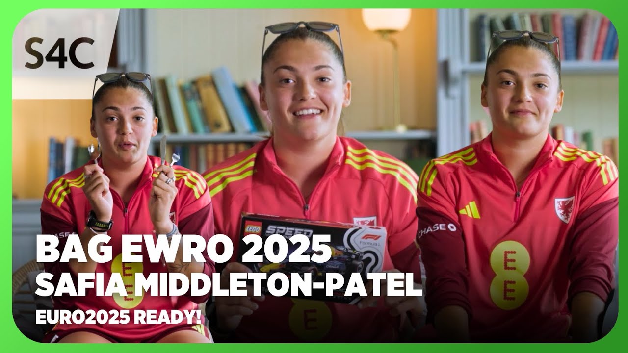 Pacio Bag EURO 2025: Safia Middleton-Patel 🏴󠁧󠁢󠁷󠁬󠁳󠁿 UEFA Women’s EURO 2025 ⚽ S4C