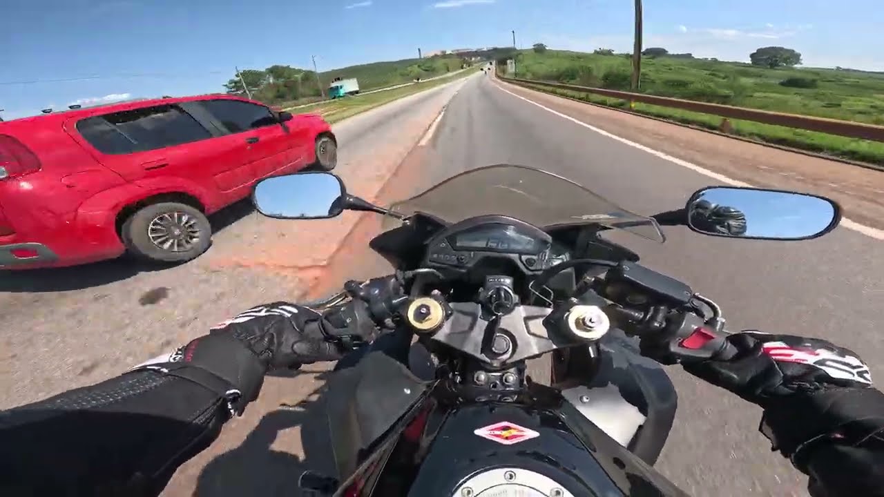 ACELERO NO ANEL RODOVIÁRIO 🔥| CBR 600F | 4K