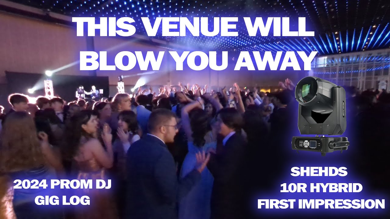 DJ GIG LOG | CRAZIEST PROM LIGHTSHOW I'VE DONE (NEW @Shehds Lighting MOVERS) Shaker 2024 Senior Prom
