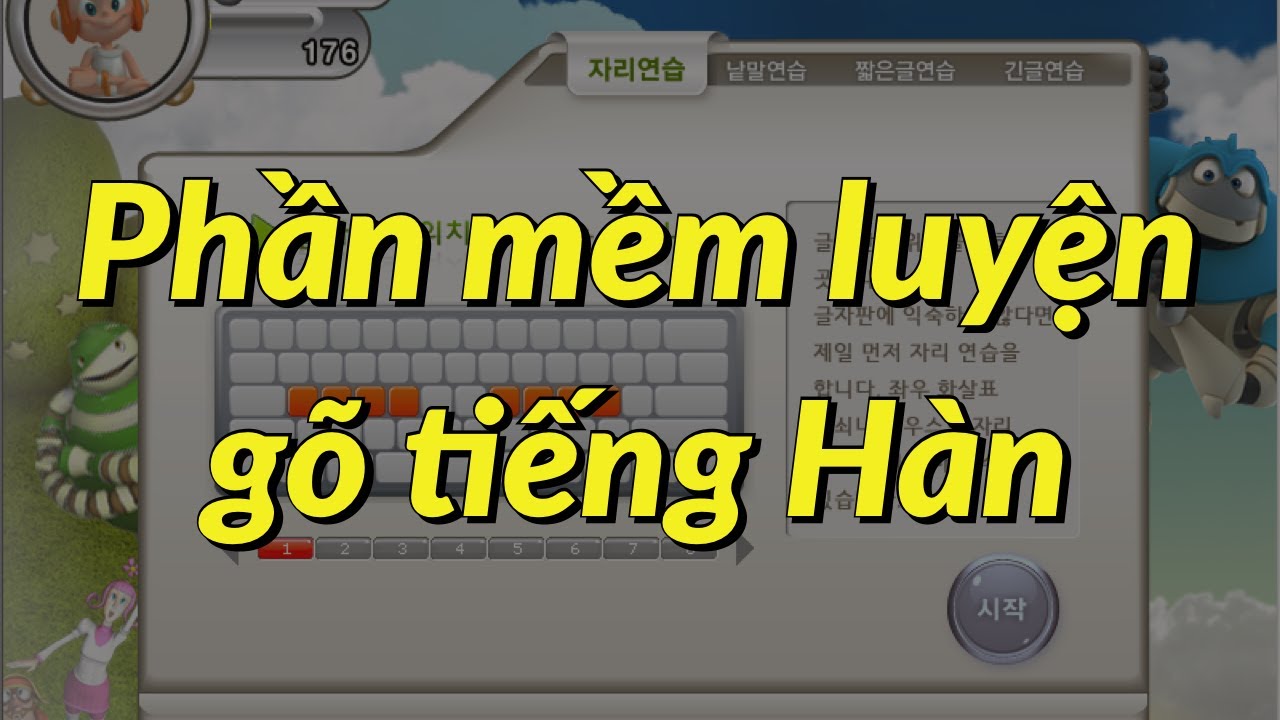 Phần mềm luyện gõ tiếng Hàn 10 ngón win10