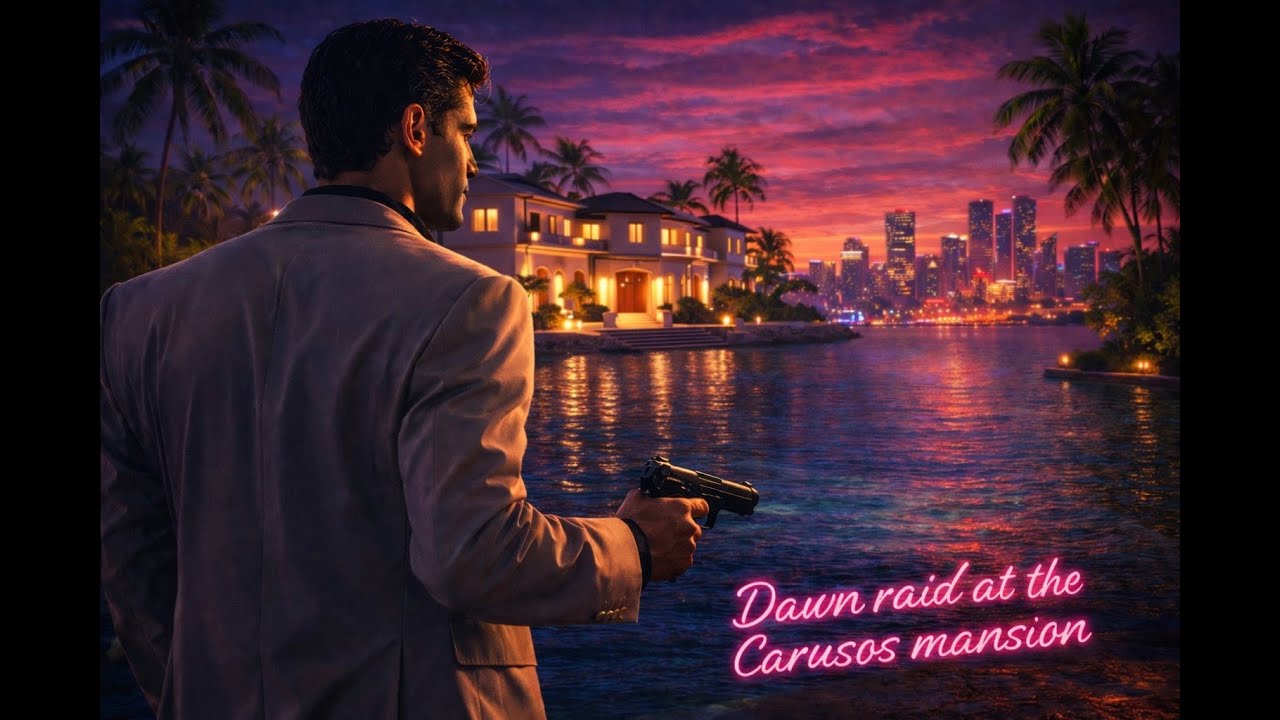 GivenToe – Dawn Raid at the Carusos Mansion (80s Retrowave Audio)