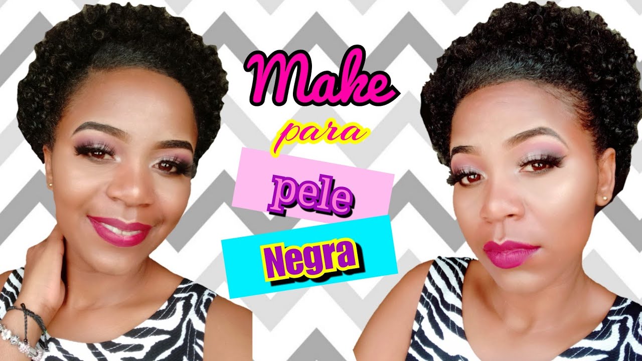 Make f&aacute;cil e r&aacute;pido para pele negra | Por Marieta Pires