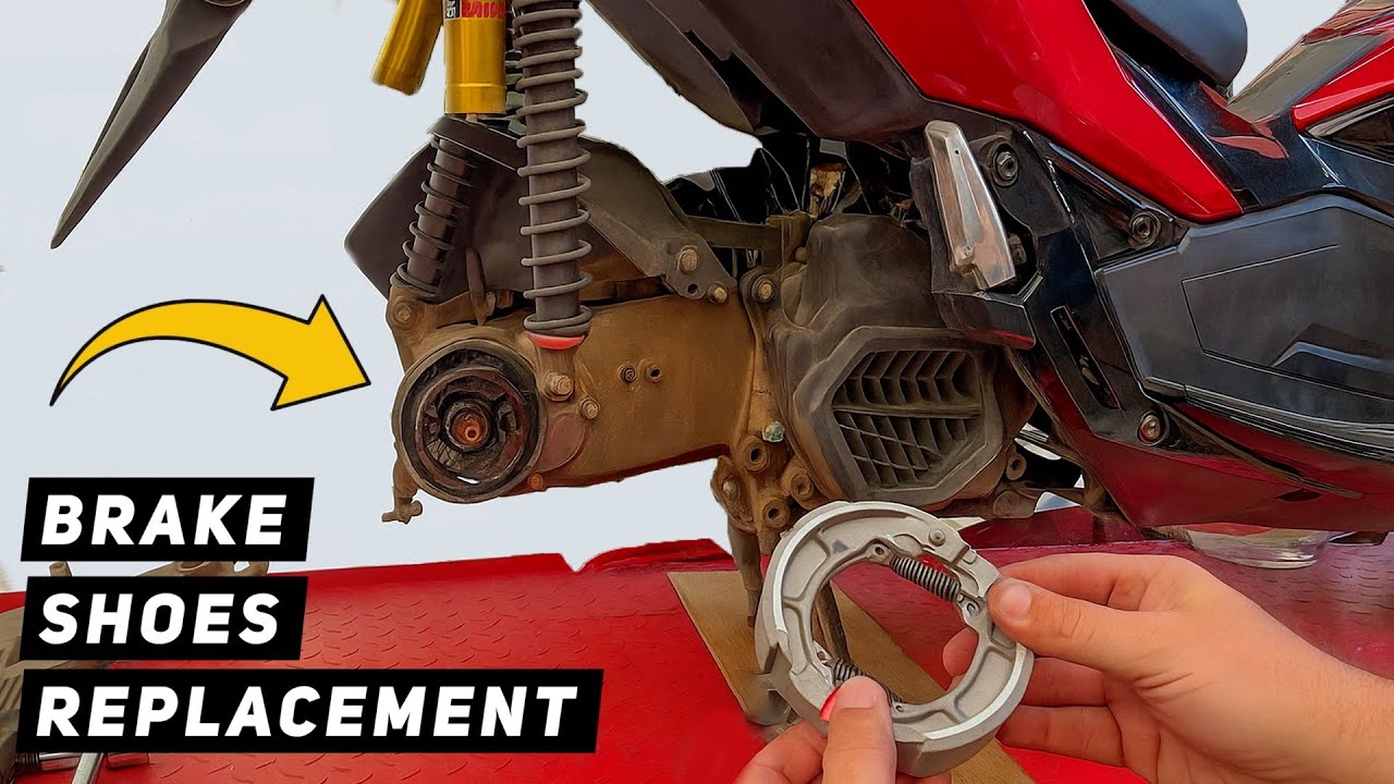 Honda ADV 150 / 160 - Rear Brake Shoes Replacement | Mitch's Scooter Stuff