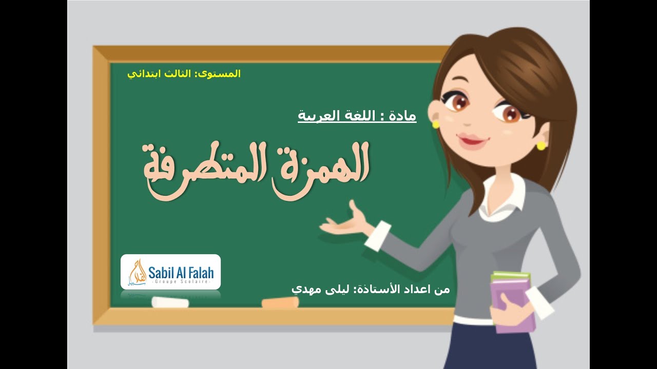 مادة اللغة العربية *** المستوى الثالث ابتدائي *** الهمزة المتطرفة