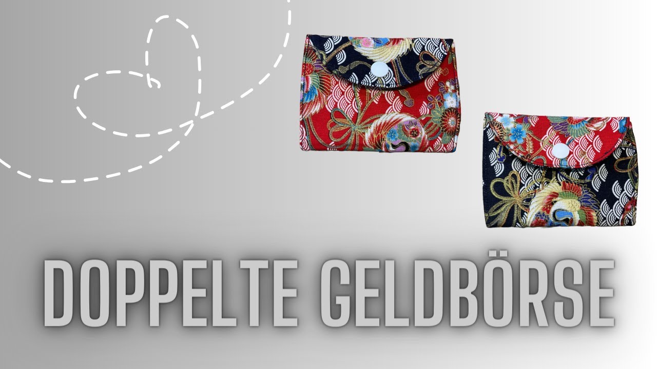 Doppelte Geldbörse nähen