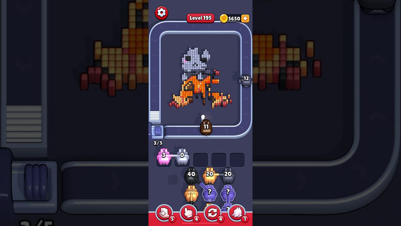 【 Pixel Flow 】Level 195 Fail.1