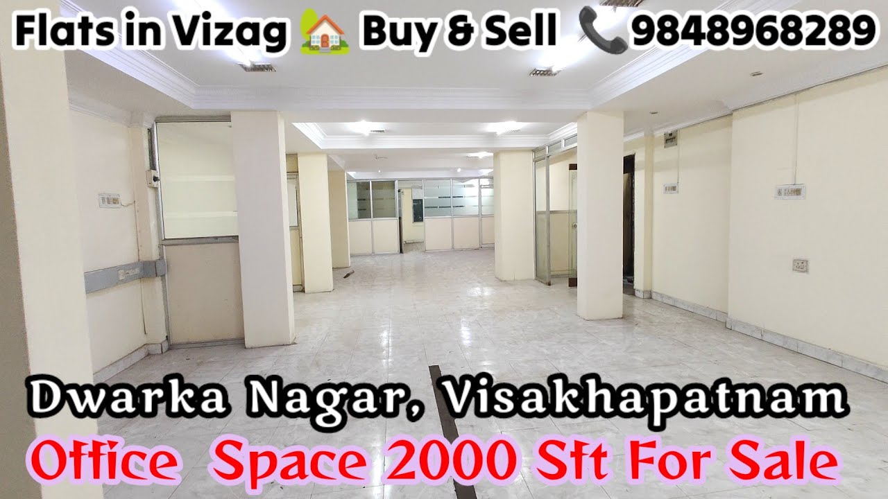 🆔-346 | Dwarka nagar office space for sale |office space for sale visakhapatnam | flats in Vizag