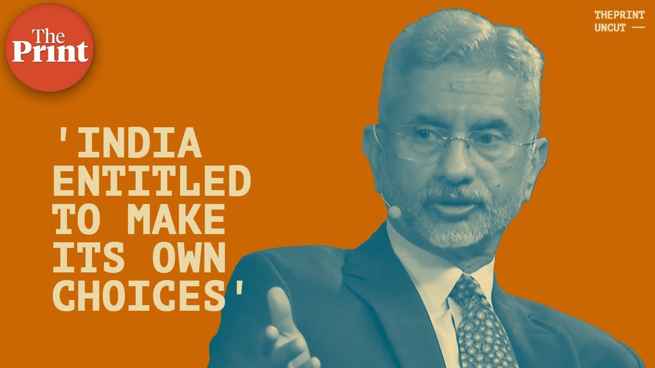 'India is not sitting on the fence', says External Affairs Minister S.Jaishankar
