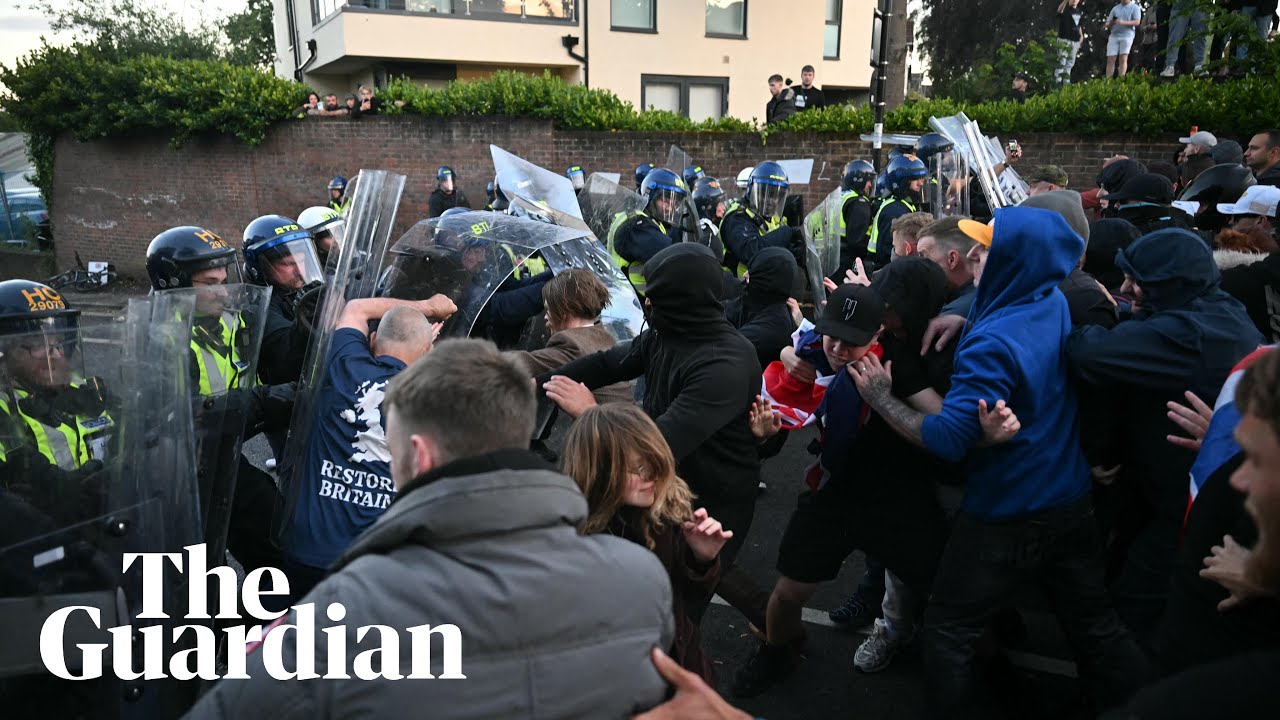 Protesters clash with police in Southampton over Henry Nowak murder