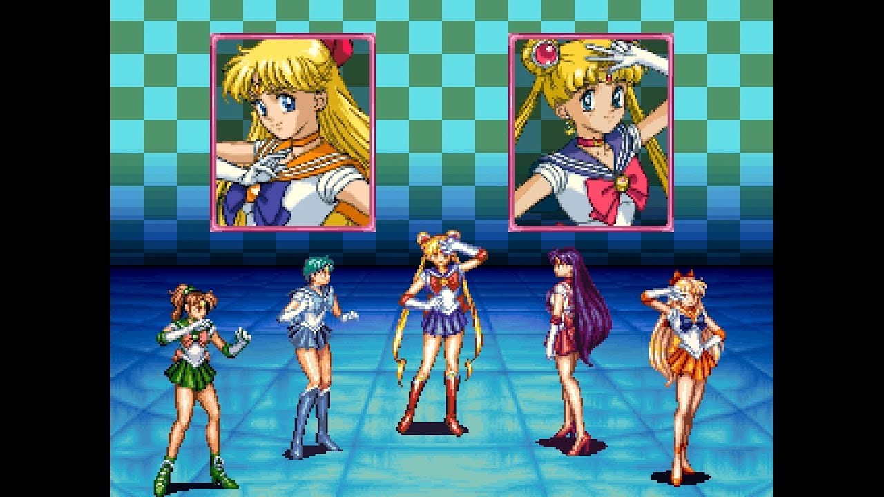 Sailor Moon arcade 2 players