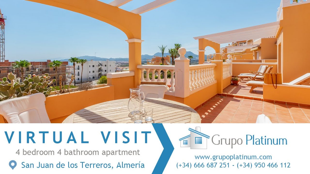 Apartment in San Juan de los Terreros @ €185,000 - Huge 4 bed, 4 bath with impressive sea views