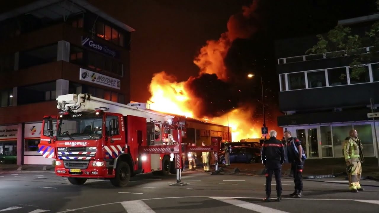 GRIP 1 brand aan de Van Gijnstraat