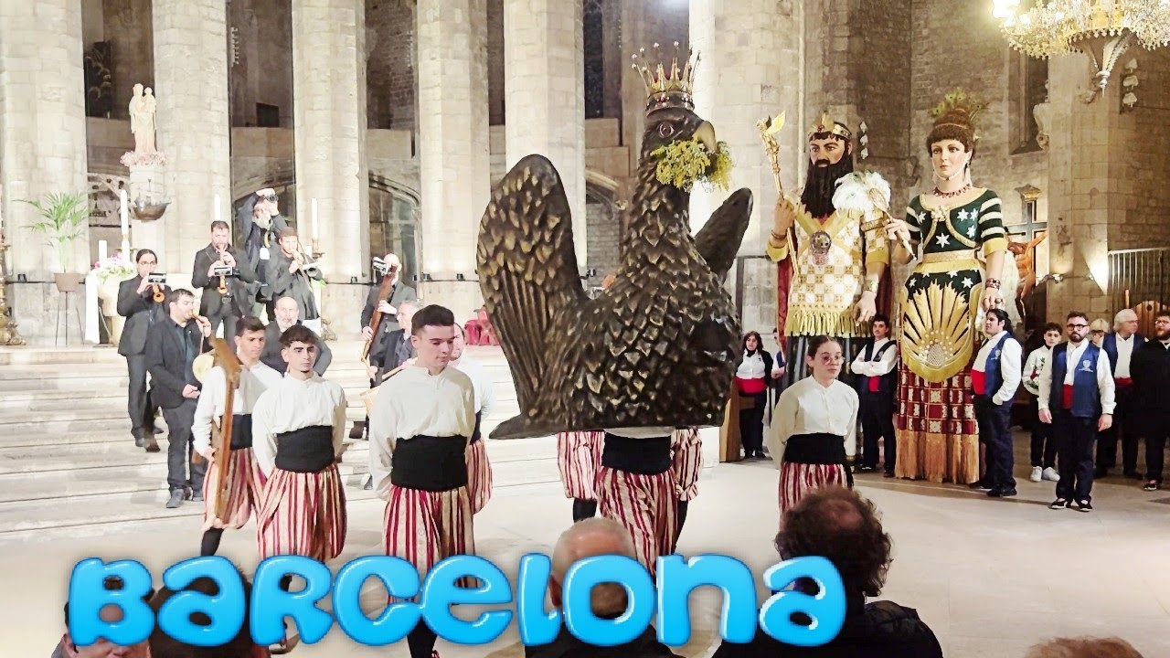 Barcelona Festes Santa Eulàlia | Els Protocols de l’Àliga 2024 Spain 4K