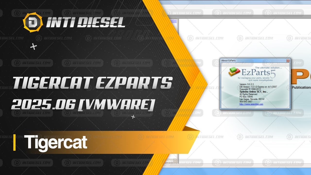 Activación de TIGERCAT EZPARTS 2025.06 [VMWARE]