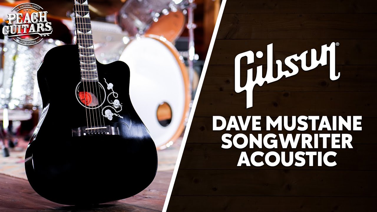 No Talking...Just Tones | Gibson Dave Mustaine Songwriter Acoustic Signed *Limited Edition*