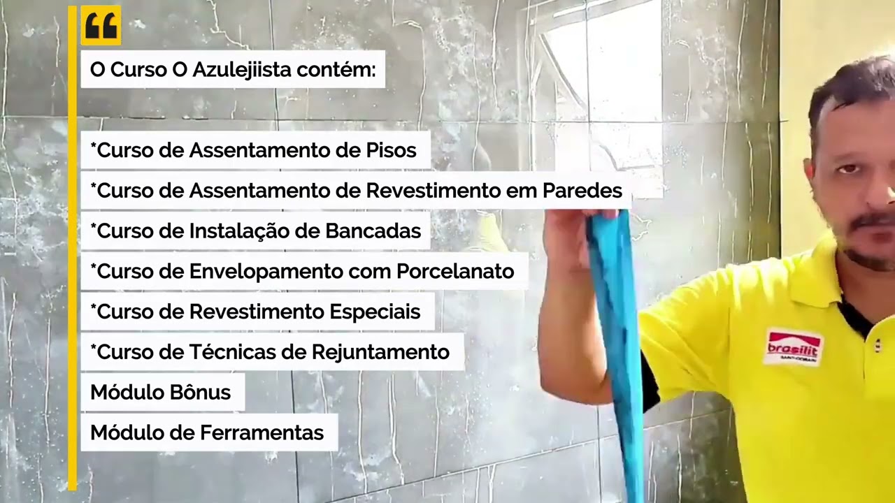 Curso O Azulejista Apresentação 