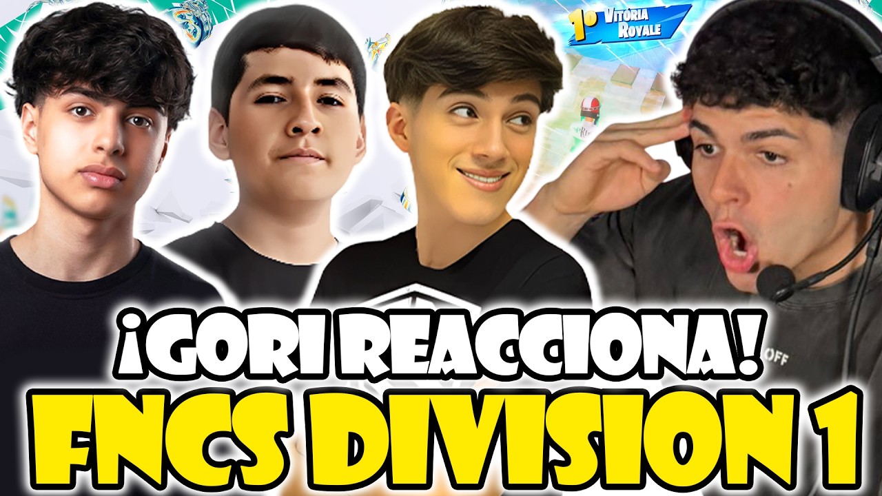 GORILON REACCIONA A LA FNCS DIVISION 1🏆DIA 2 | K1NG, LEWA, GONZALITO Y MAS | TORNEO COMPLETO