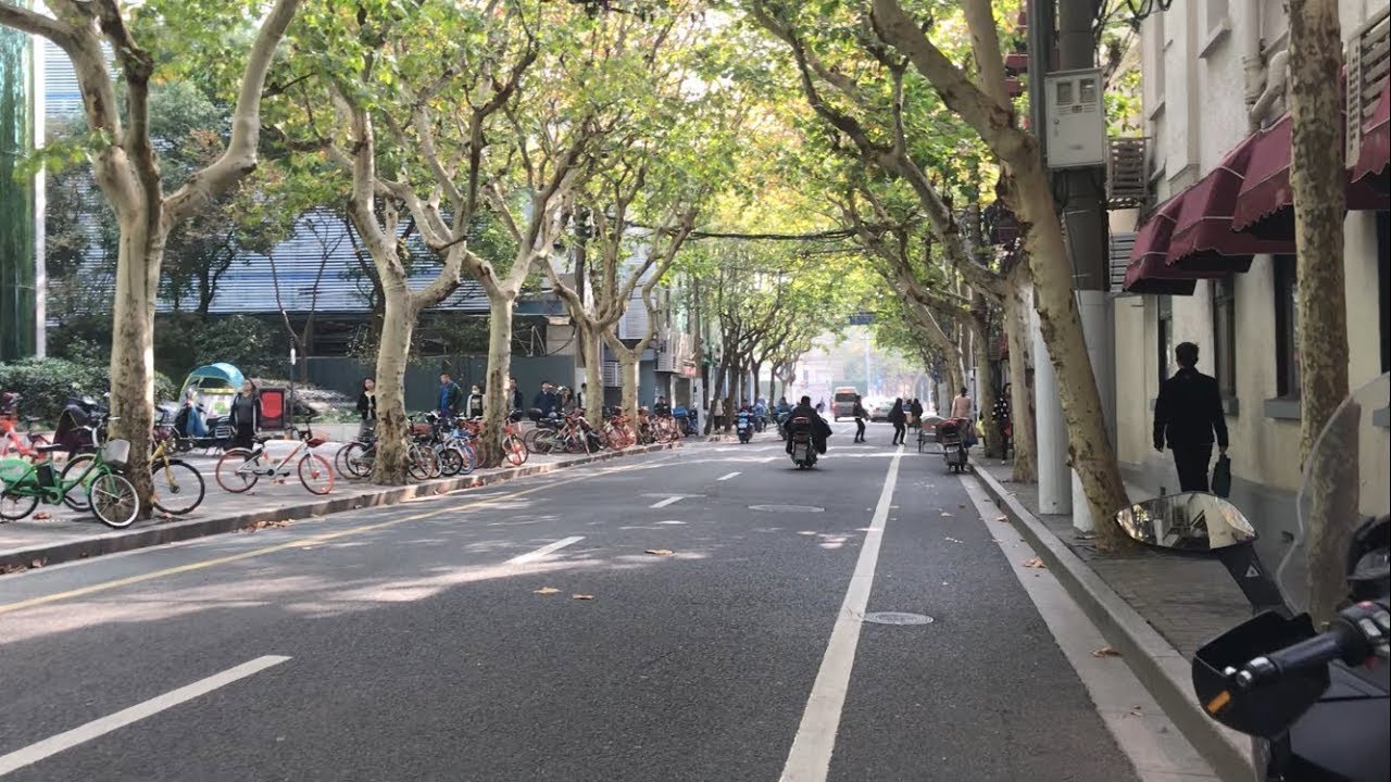 Shanghai street view-North Wulumuqi road，上海街景-乌鲁木齐北路