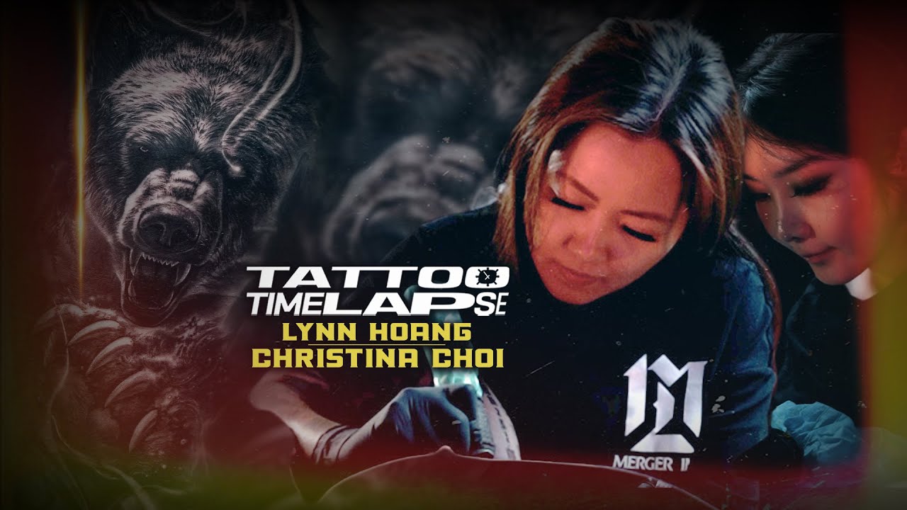 Видеомонтаж работы Кристины Чой и Линн Хоанг: создание татуировки | SullenTV