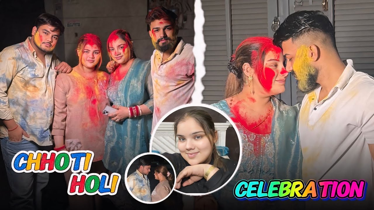 Chhoti holi celebration ❤️ #nandinikarnaliya 