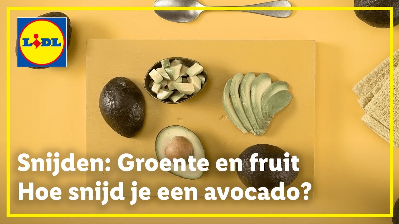 Hoe snij je een avocado 🥑