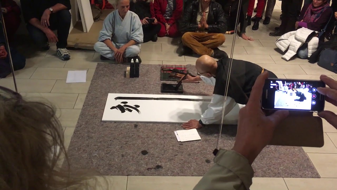 Shodo Harada Roshi, Zen Calligraphy, Germany 10/2018