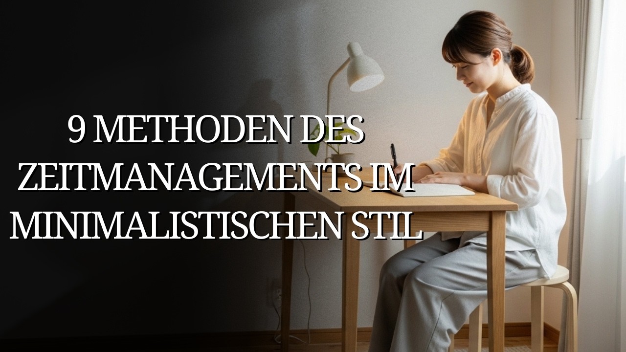 9 Methoden des Zeitmanagements im minimalistischen Stil