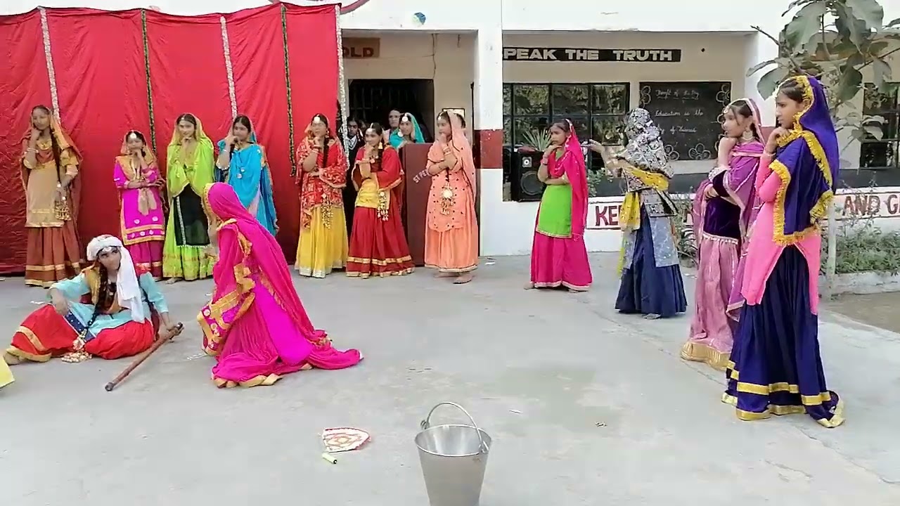 Inter House giddha competition in St .peter school