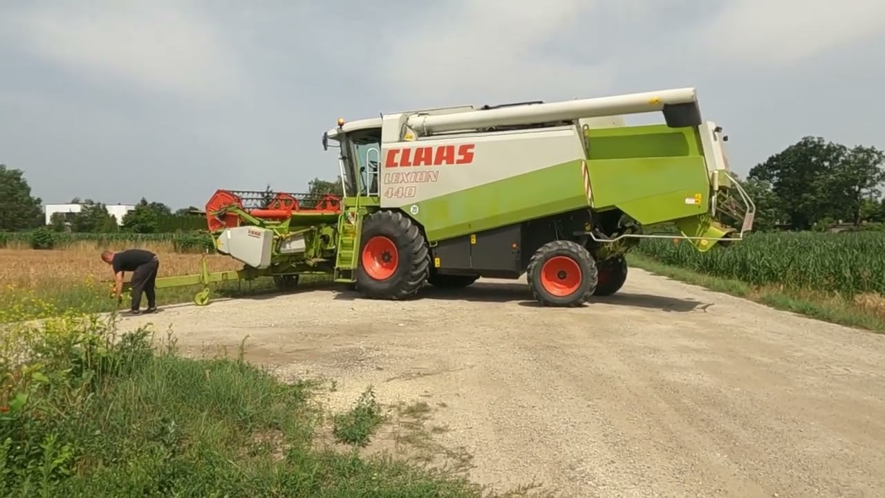 🌾Małe żniwa🌾2024㋡  (Claas Lexion 440, fendt 415 vario, john deere 5820 ) W Akcji