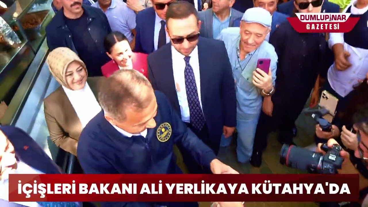 İçişleri Bakanı Ali Yerlikaya Kütahya’da