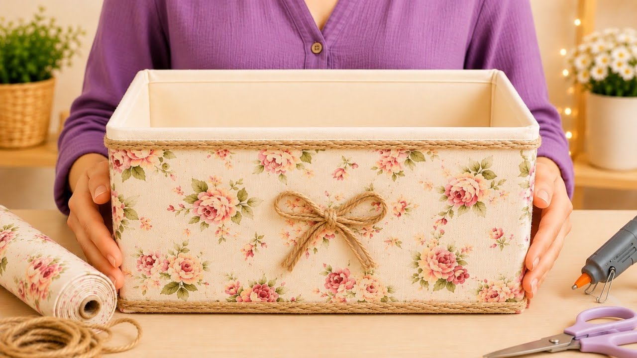 🏆 WOW! From Cardboard to a Beautiful Storage Box