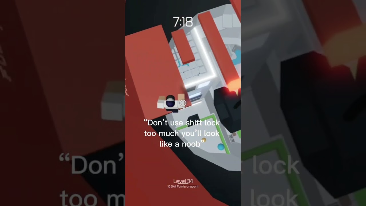 &ldquo;Dont use shift lock too much&rdquo; 😔