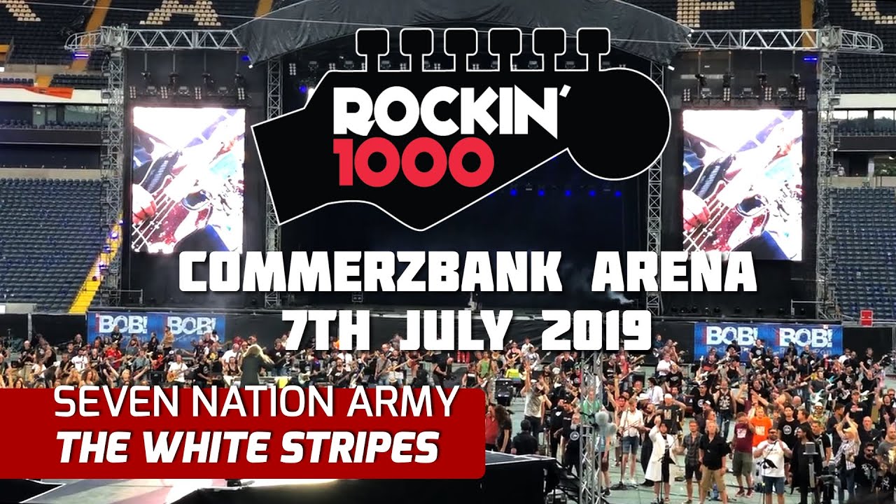 Seven Nation Army - The White Stripes - Rockin'1000 - Frankfurt 2019 (Multicam + Good Sound)