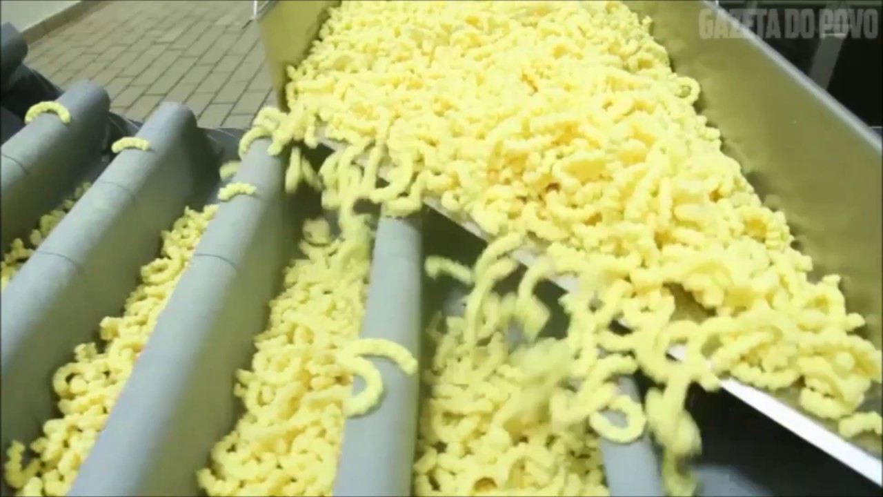 Como é feito o salgadinho Cheetos