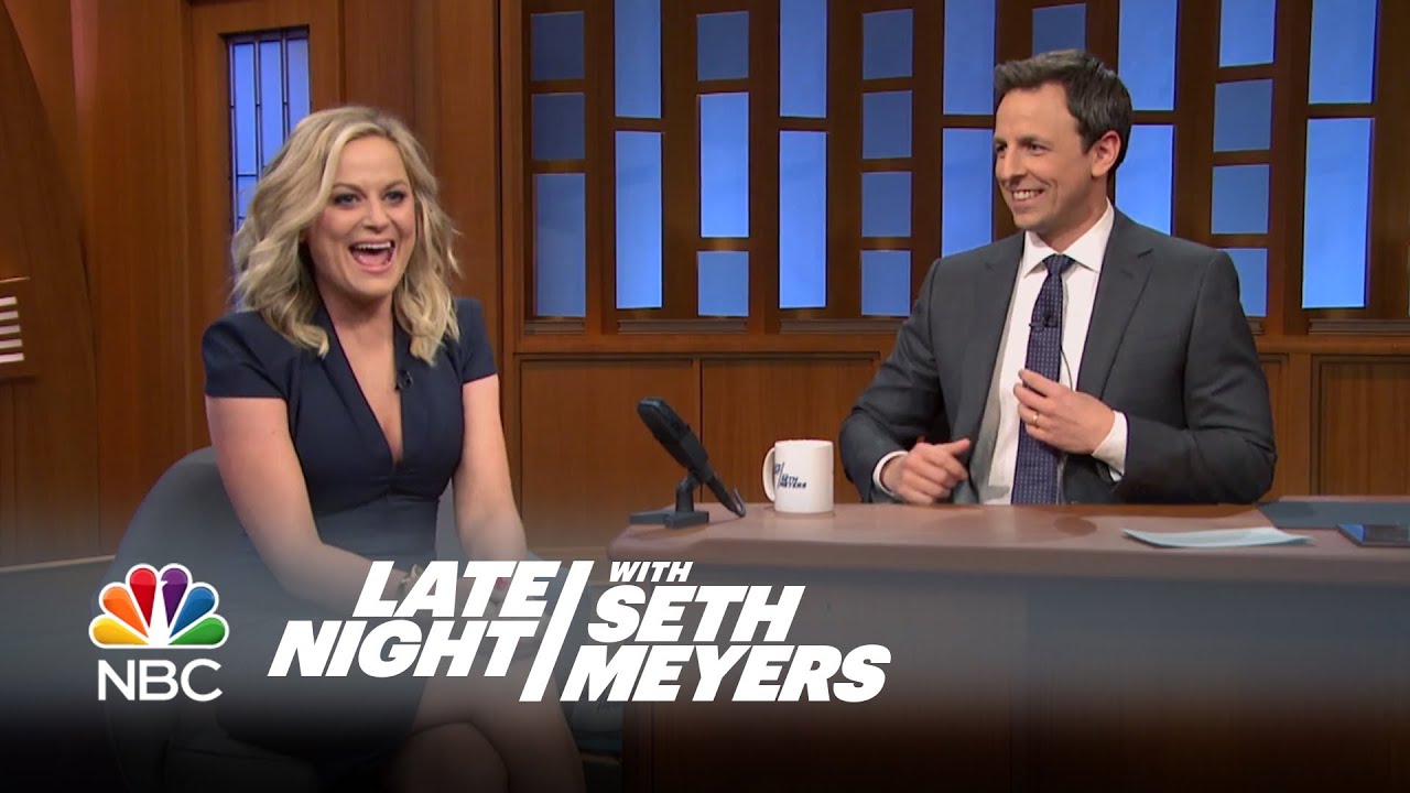 Amy Poehler Is a Showbiz Party of One - Late Night with Seth Meyers