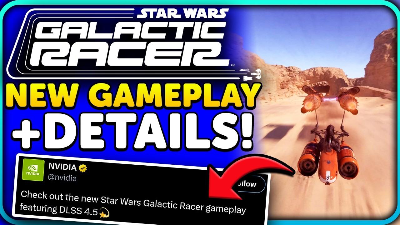 Новый геймплей Star Wars Galactic Racer! Гонки на подах + подробности!