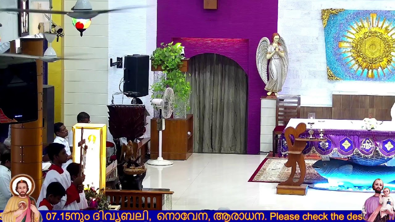18-02-2026  ASH  WEDNESDAY  6.am &7.am  Holy Mass  St Joseph & St JUDE Church Thevara