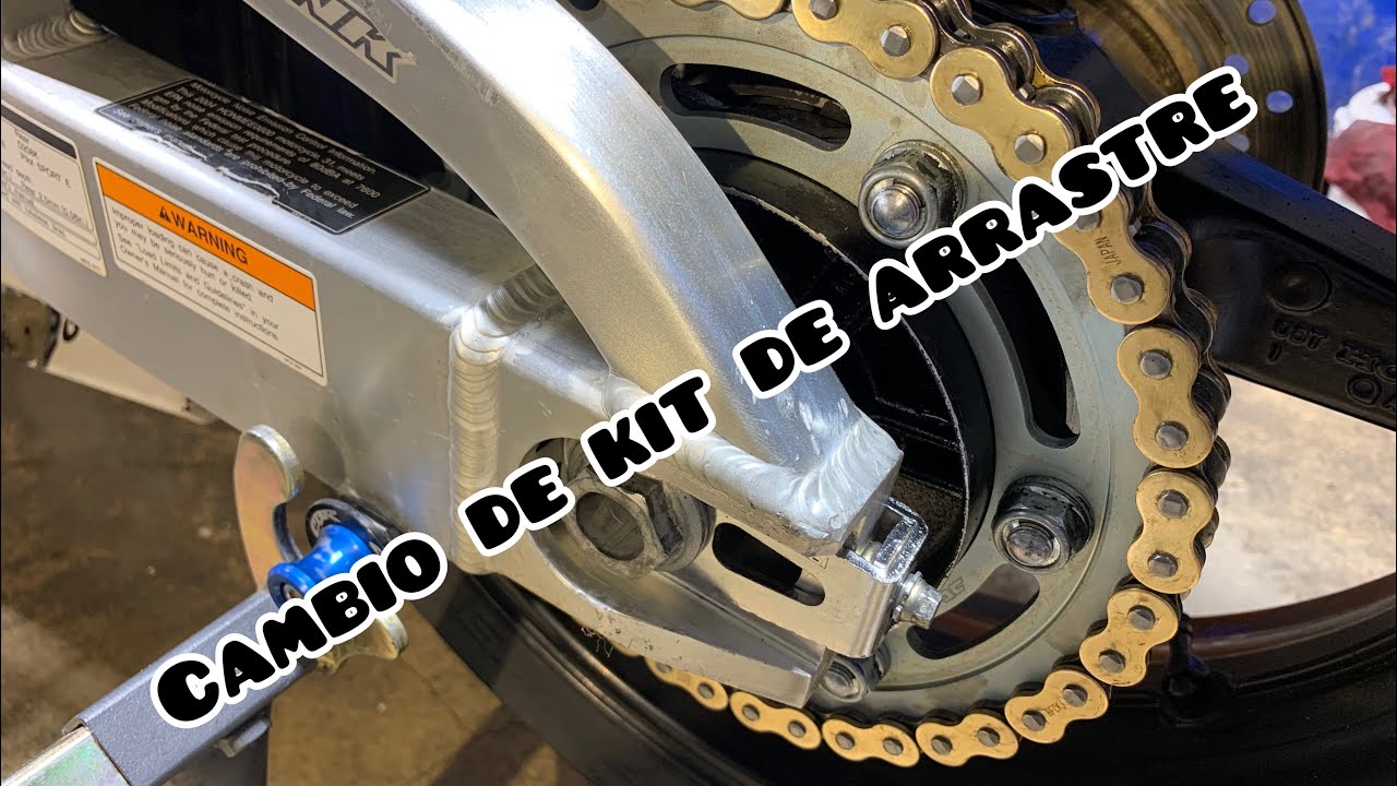 COMO CAMBIAR EL KIT DE ARRASTRE DE TU MOTO