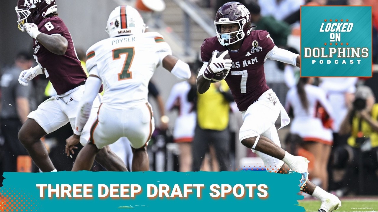 Three DEEP Positions In The 2026 NFL Draft That The Miami Dolphins Should Cash In On