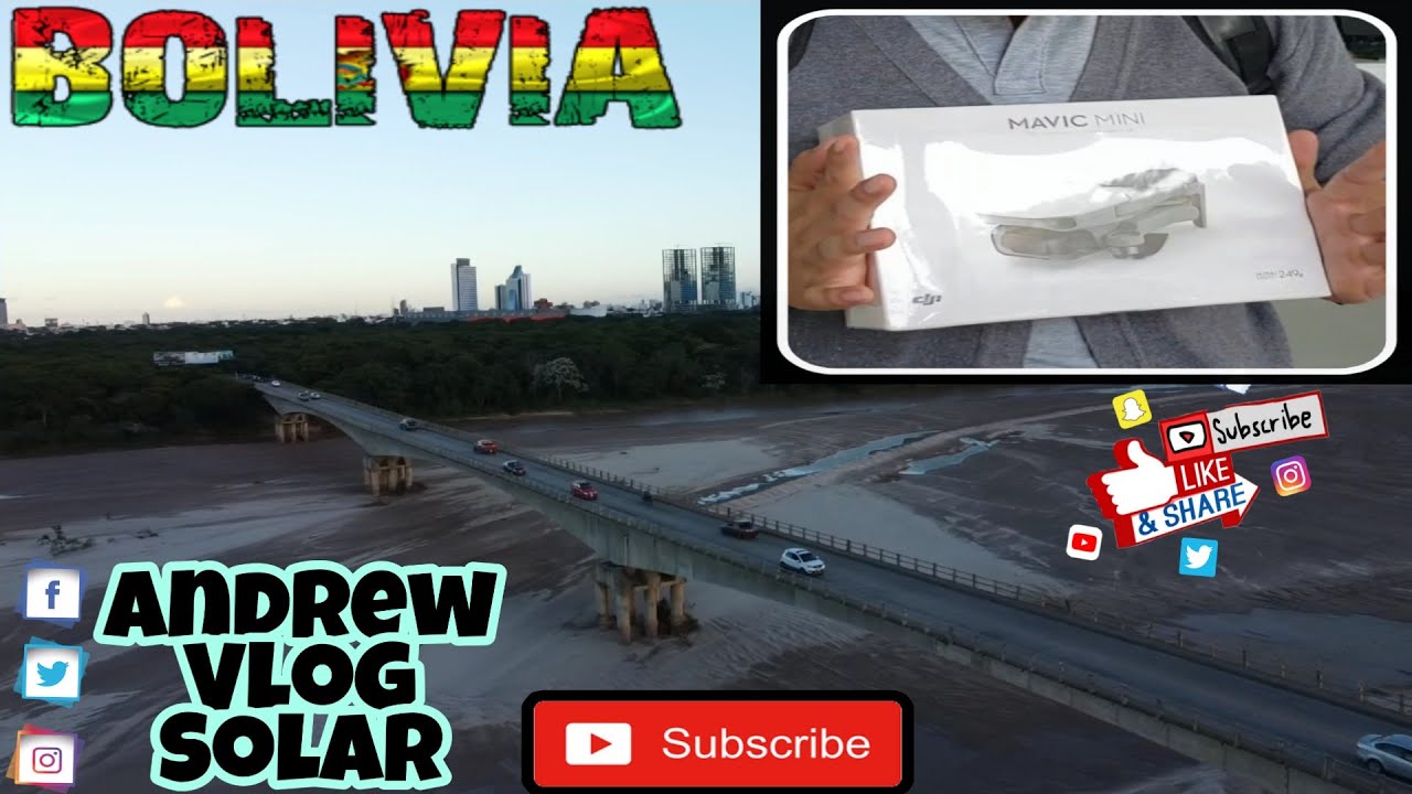 DJI Mavic Mini*Primer Vuelo en La ciudad de los ANILLOS (SantaCruz-Bolivia)*Que trae por 399$ vlog