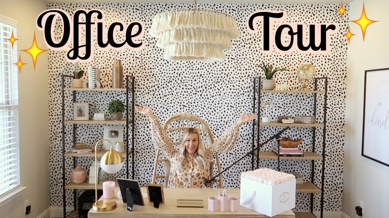 MY NEW OFFICE REVEAL + TOUR! | BOHO OFFICE DECOR | Tara Henderson